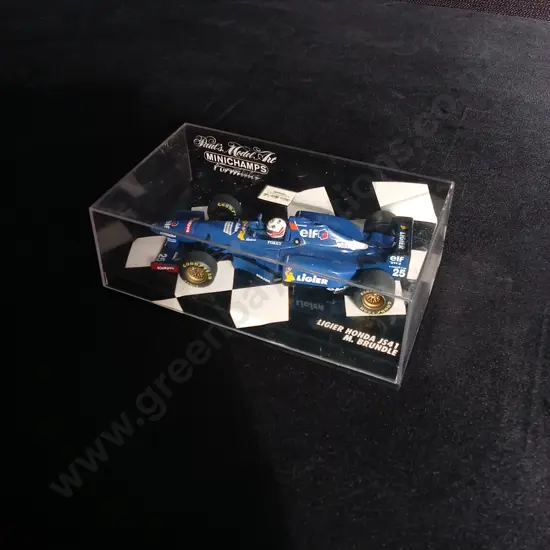 1:43 SCALE MINICHAMPS DIE CAST LIGIER HONDA JS41 FORMULA 1 MODEL