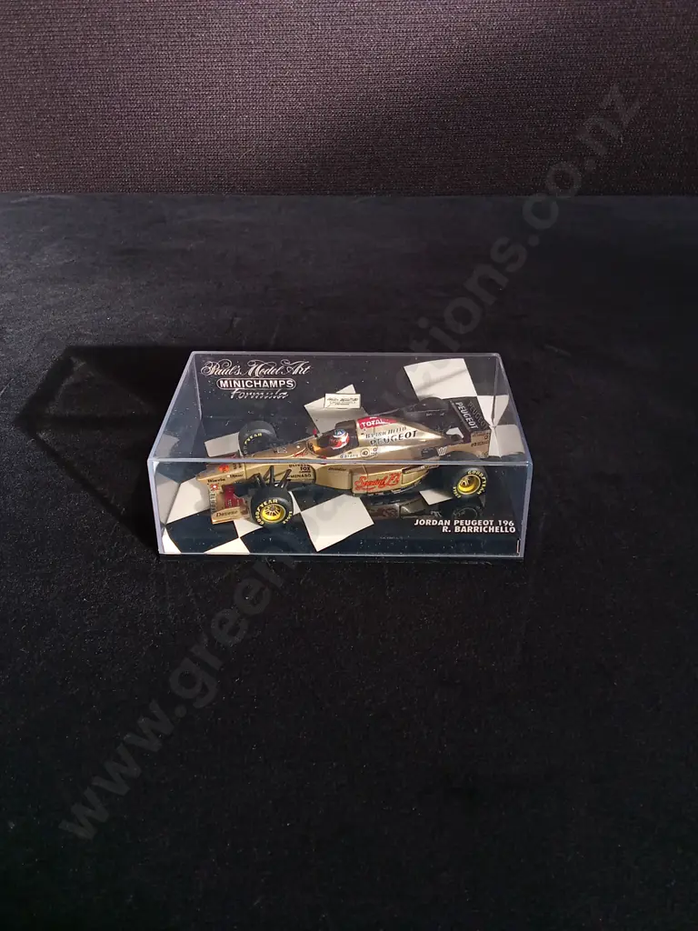 1:43 SCALE MINICHAMPS DIE CAST JORDAN PEUGEOT 196 FORMULA 1 MODEL Image 1++