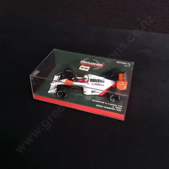1:43 SCALE MINICHAMPS DIE CAST MCLAREN MP 4/5 FORMULA 1 MODEL