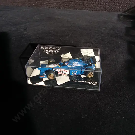 1:43 SCALE MINICHAMPS DIE CAST LIGIER MUGEN HONDA JS 43 FORMULA 1 MODEL
