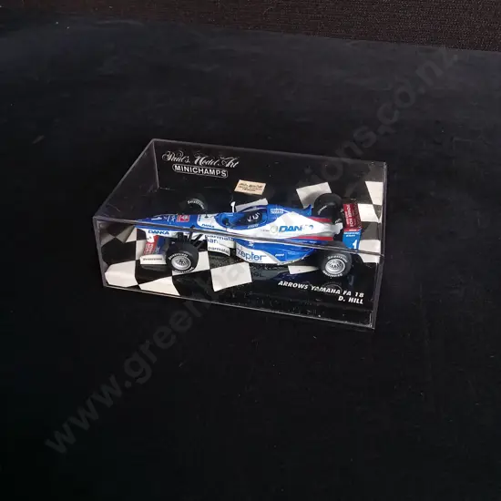 1:43 SCALE MINICHAMPS DIE CAST ARROWS YAMAHA FA 18 FORMULA 1 MODEL