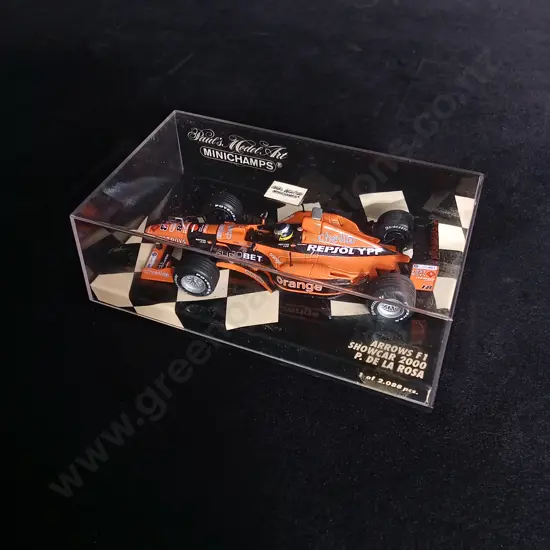1:43 SCALE MINICHAMPS DIE CAST ARROWS SHOWCAR 2000 FORMULA 1 MODEL