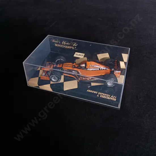 1:43 SCALE MINICHAMPS DIE CAST ARROWS SUPERTEC A21 FORMULA 1 MODEL