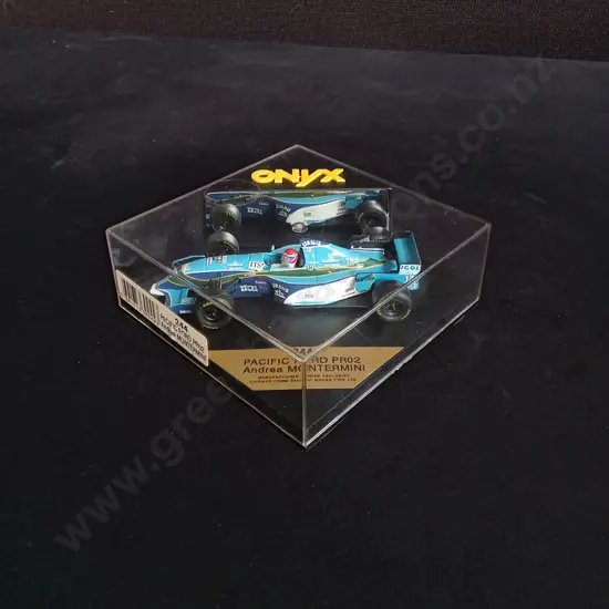 1:43 SCALE ONYX DIE CAST PACIFIC FORD PR02 FORMULA 1 MODEL