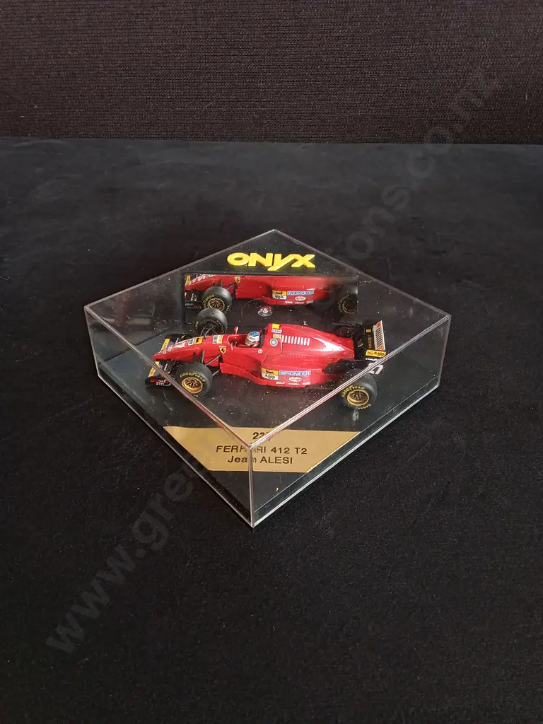 1:43 SCALE ONYX DIE CAST FERRARI 412 T2 MODEL Image 1++