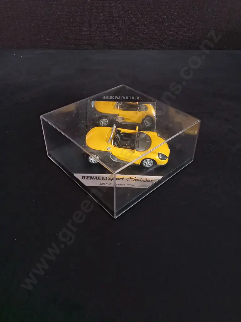1:43 SCALE RENAULT DIE CAST SPORT SPIDER GENEVE SHOW CAR 1995 MODEL Image 1++