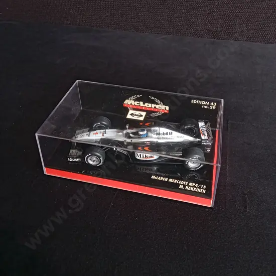1:43 SCALE MINICHAMPS DIE CAST MCLAREN MERCEDES MP4/15 FORMULA 1 MODEL