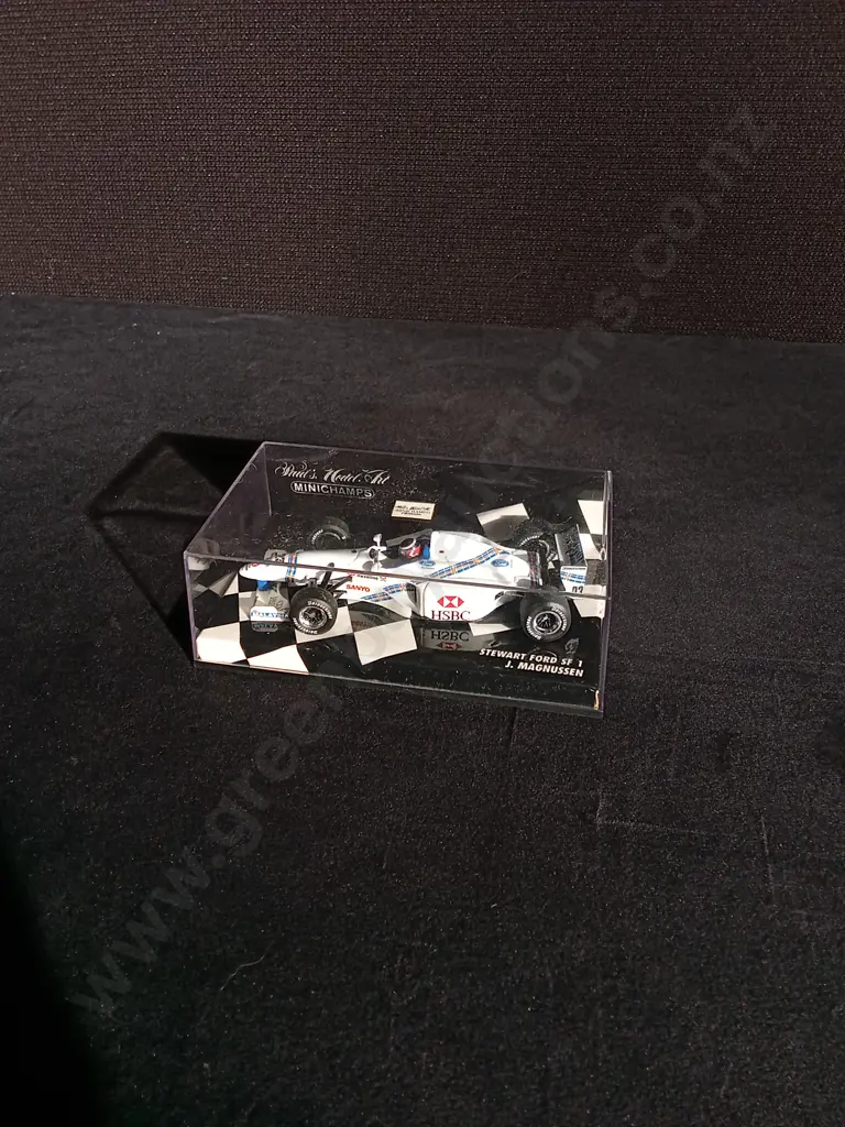 1:43 SCALE MINICHAMPS DIE CAST STEWART FORD SF 1 FORMULA 1 MODEL Image 1++