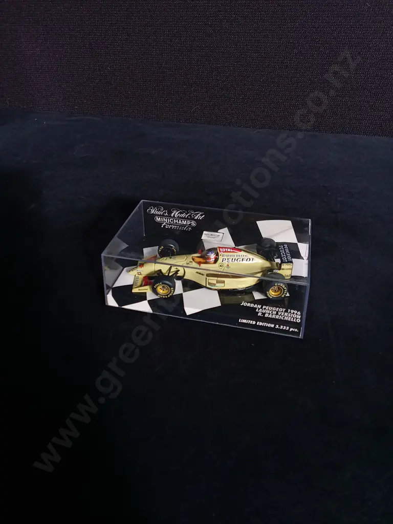 1:43 SCALE MINICHAMPS DIE CAST JORDAN PEUGEOT 1996 FORMULA 1 MODEL Image 1++