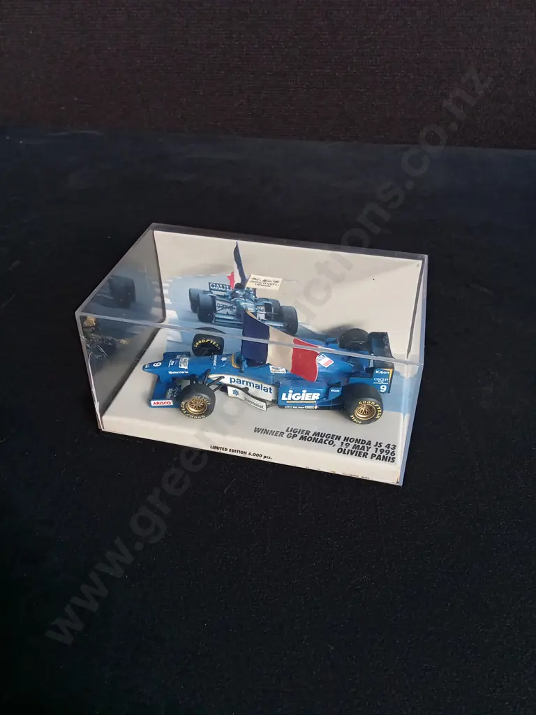 1:43 SCALE MINICHAMPS DIE CAST LIGIER MUGEN HONDA JS 43 FORMULA 1 MODEL Image 1++
