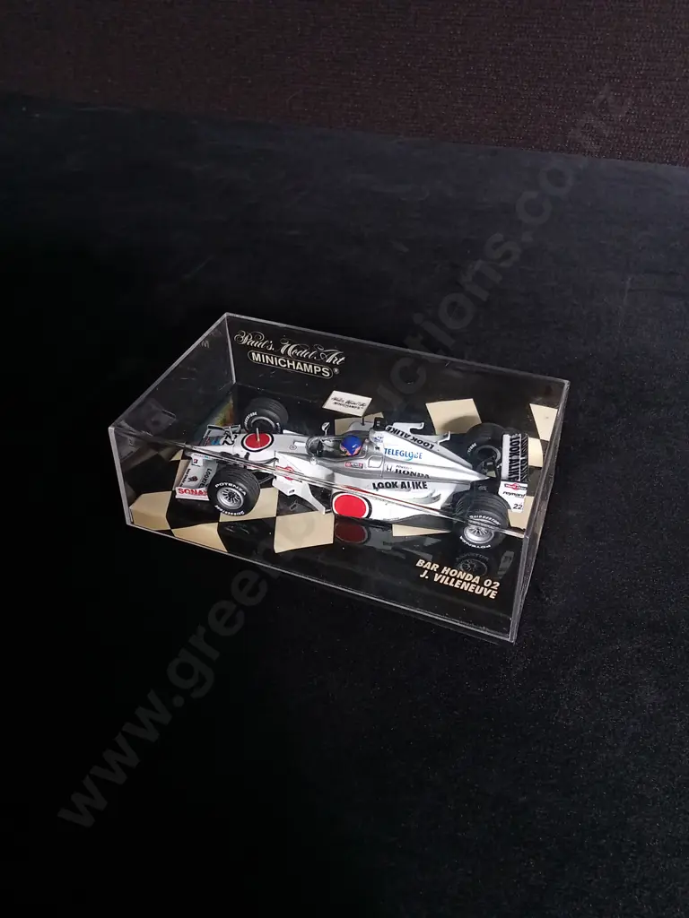 1:43 SCALE MINICHAMPS DIE CAST BAR HONDA 02 FORMULA 1 MODEL Image 1++