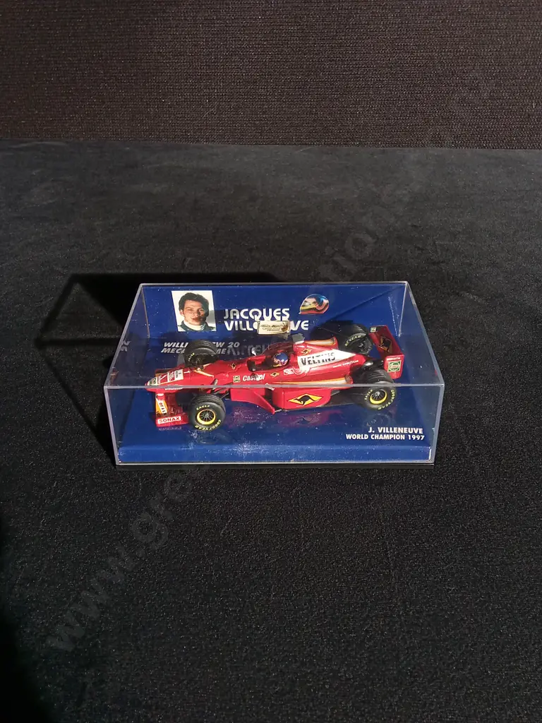 1:43 SCALE MINICHAMPS DIE CAST J. VILLENEUVE FORMULA 1 MODEL Image 1++