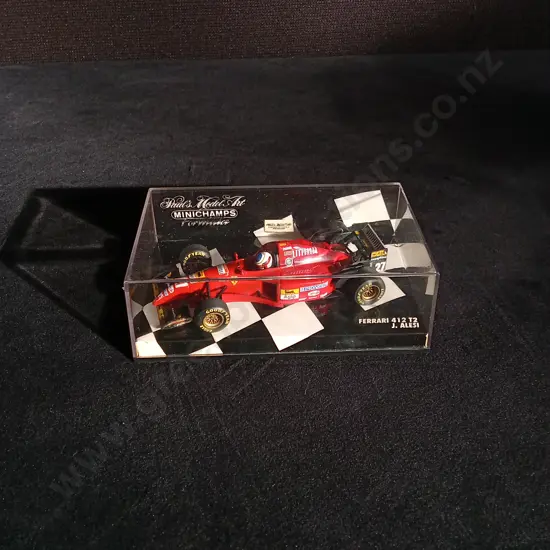1:43 SCALE MINICHAMPS DIE CAST FERRARI 412 T2 FORMULA 1 MODEL