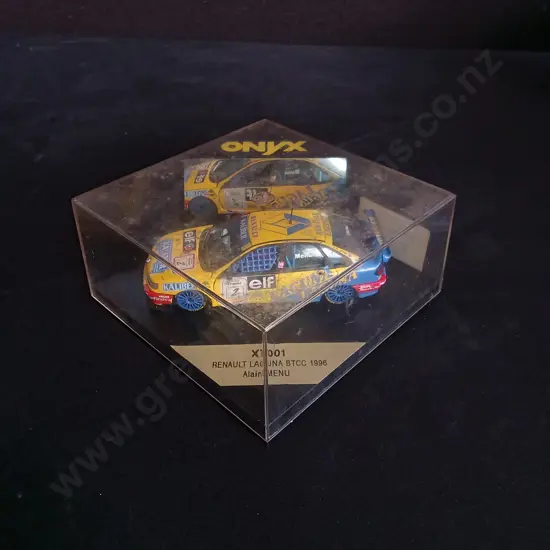 1:43 SCALE ONYX DIE CAST RENAULT LAGUNA BTCC 1996 MODEL