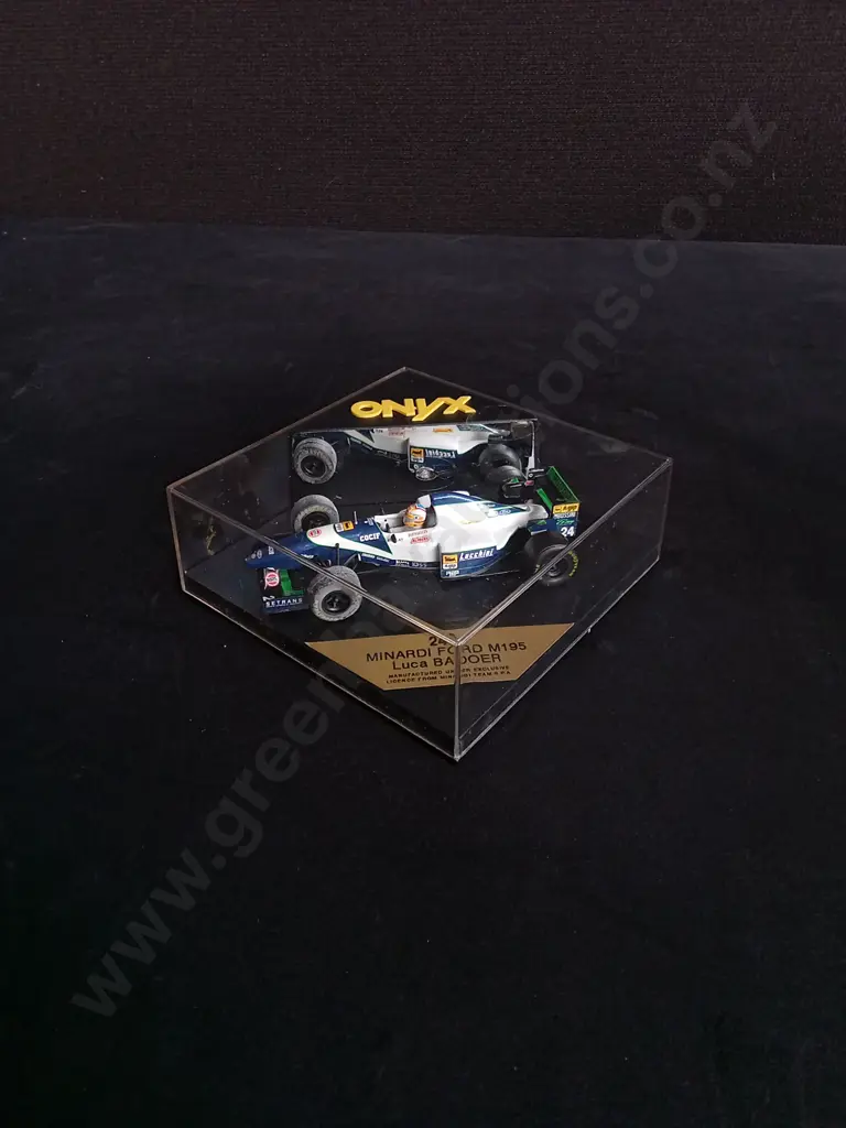 1:43 SCALE ONYX DIE CAST MINARDI FORD M195 FORMULA 1 MODEL Image 1++