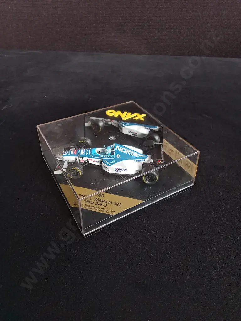 1:43 SCALE ONYX DIE CAST TYRRELL YAMAHA 023 FORMULA 1 MODEL Image 1++