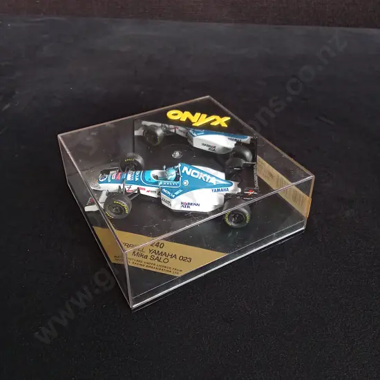 1:43 SCALE ONYX DIE CAST TYRRELL YAMAHA 023 FORMULA 1 MODEL