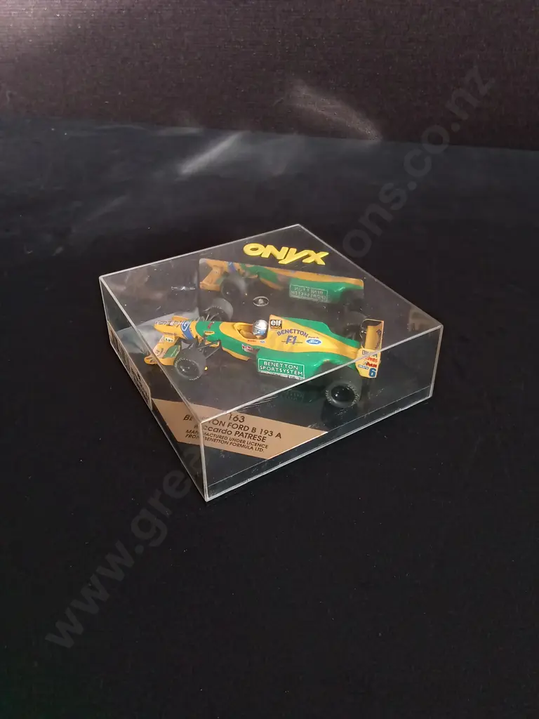 1:43 SCALE ONYX DIE CAST BENETTON FORD B 193 FORMULA 1 MODEL Image 1++