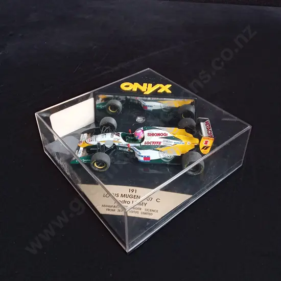 1:43 SCALE ONYX DIE CAST LOTUS MUGEN 107 C MODEL