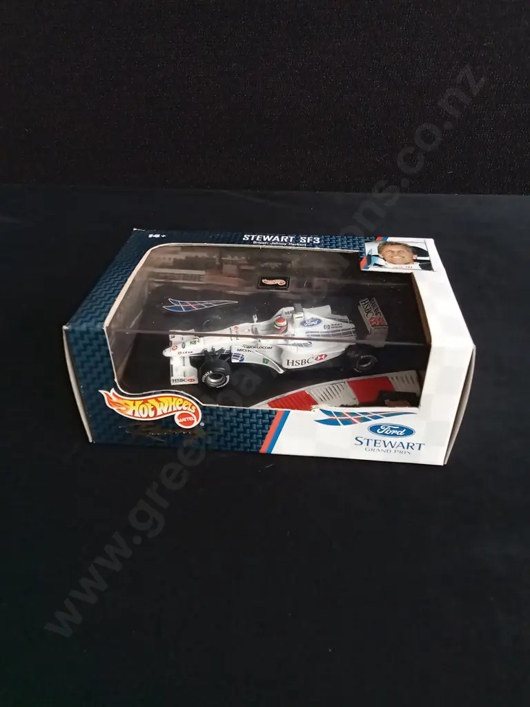 1:43 SCALE HOT WHEELS DIE CAST 1999 STEWART FORD SF3 FORMULA 1 MODEL Image 1++
