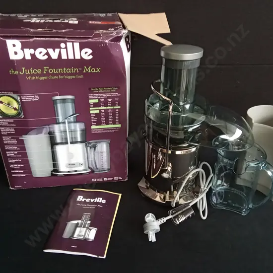 BRAND NEW BREVILLE JUICE FOUNTAIN MAX MACHINE