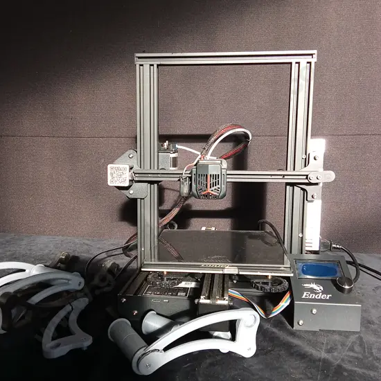 ENDER 3D PRINTER WORKING