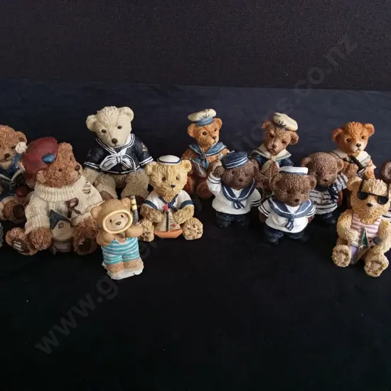 COLLECTION OF SAILOR THEMED BEARS