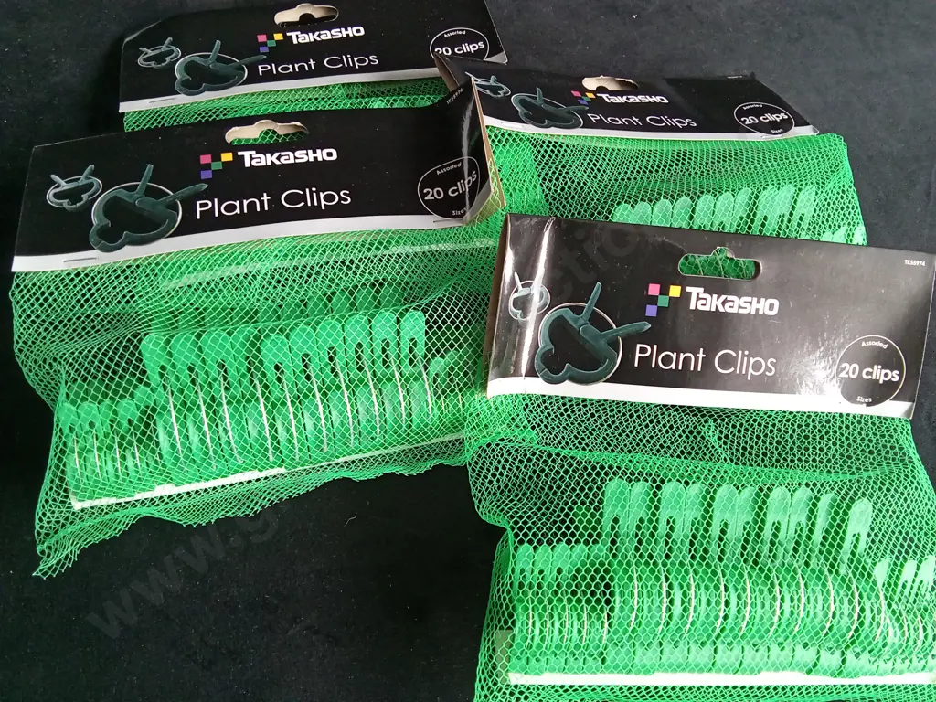 4 BAGS OF BRAND NEW TAKASHO PLANT CLIPS Image 1++