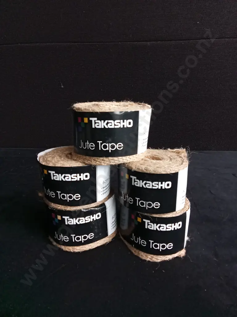 4 BRAND NEW TAKASHO JUTE TAPE Image 1++
