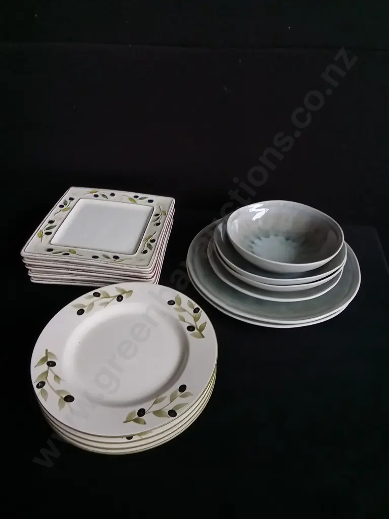 15 PIECES MIX OF PLATES SETS Image 1++