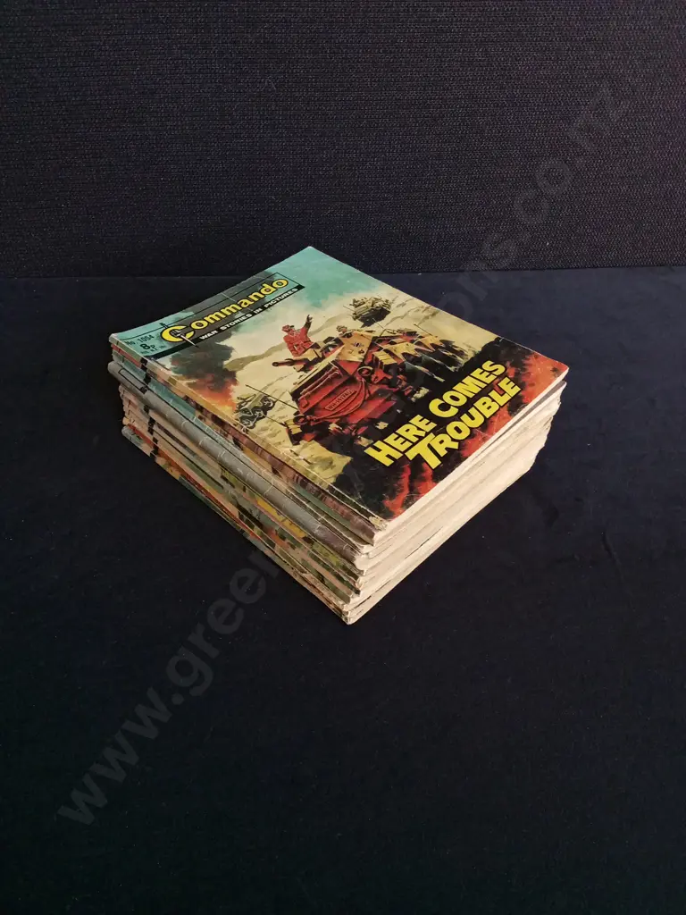 15 PIECES VINTAGE COMMANDO WAR COMICS NO 1054-1133 Image 1++
