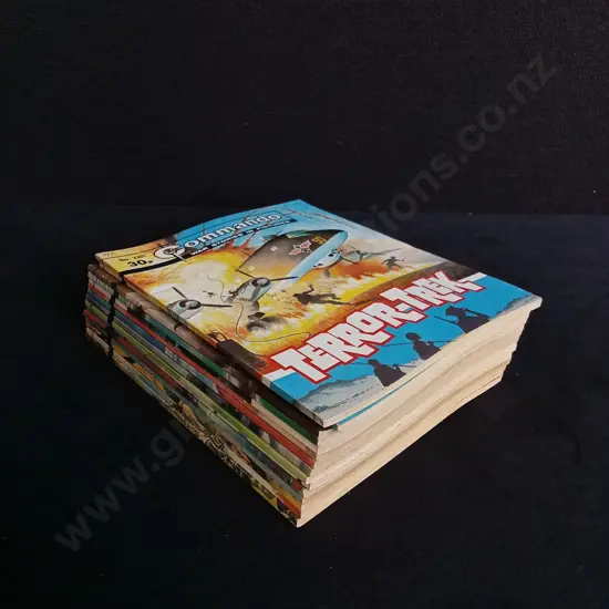 15 PIECES VINTAGE COMMANDO WAR COMICS NO 2301-2335