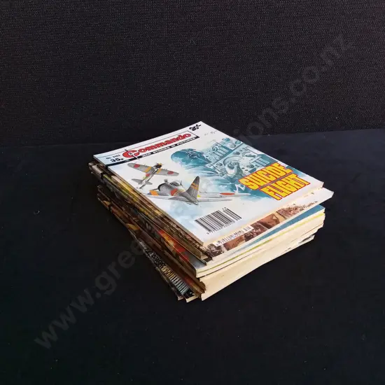 15 PIECES VINTAGE COMMANDO WAR COMICS NO 2463-2531