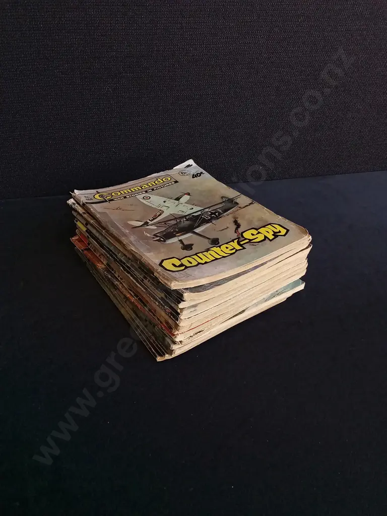 15 PIECES VINTAGE COMMANDO WAR COMICS NO 864-1053 Image 1++