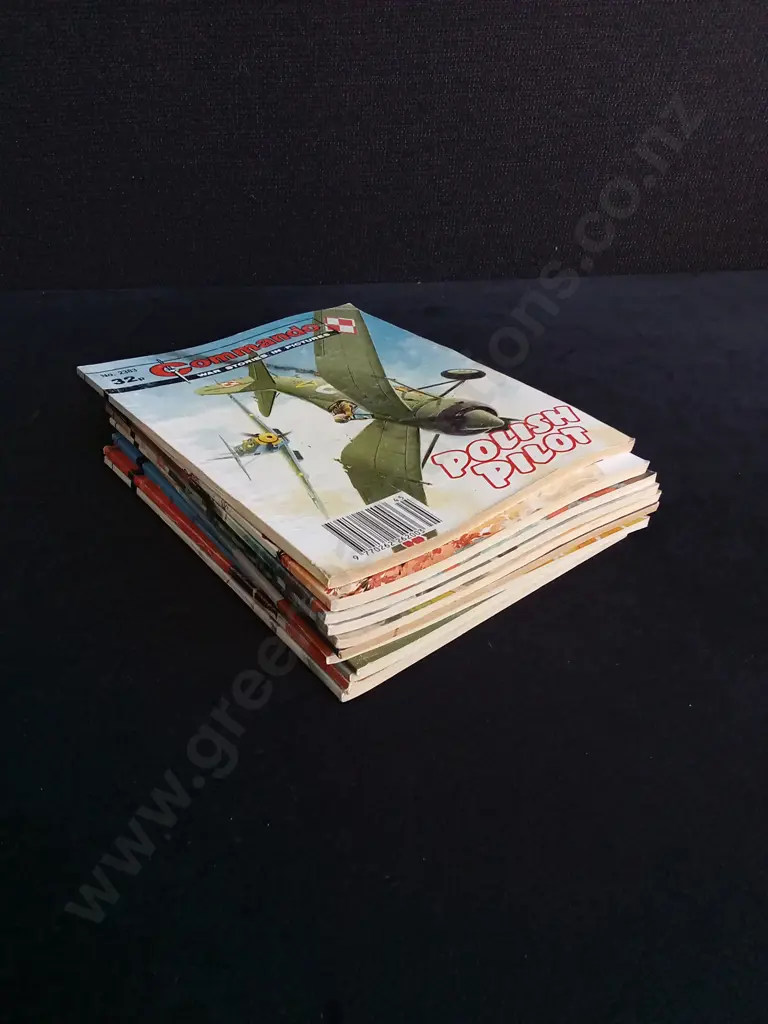 12 PIECES VINTAGE COMMANDO WAR COMICS MIX Image 1++