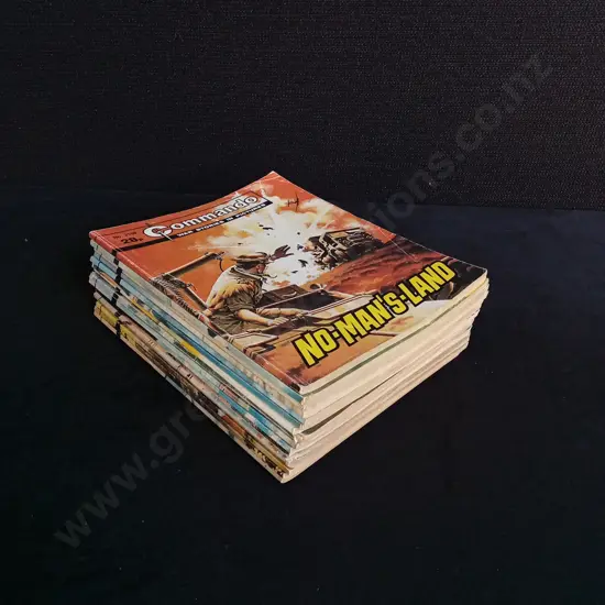 15 PIECES VINTAGE COMMANDO WAR COMICS NO 2180-2229