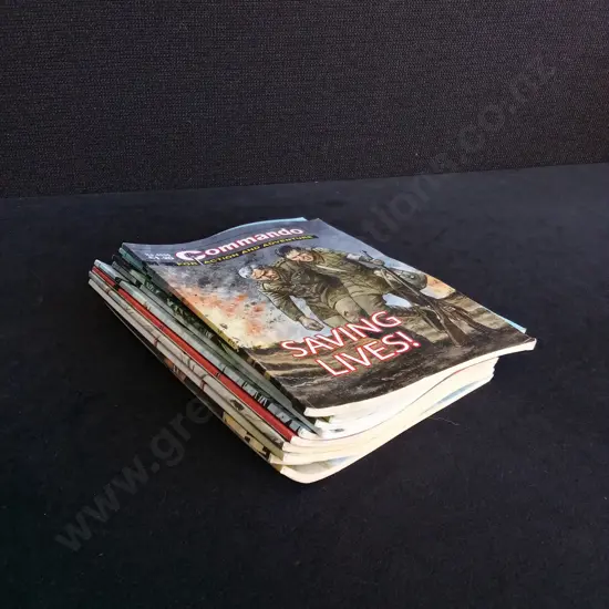 11 PIECES VINTAGE COMMANDO WAR COMICS NO 4036-4152