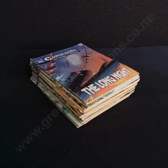 15 PIECES VINTAGE COMMANDO WAR COMICS NO 2136-2179