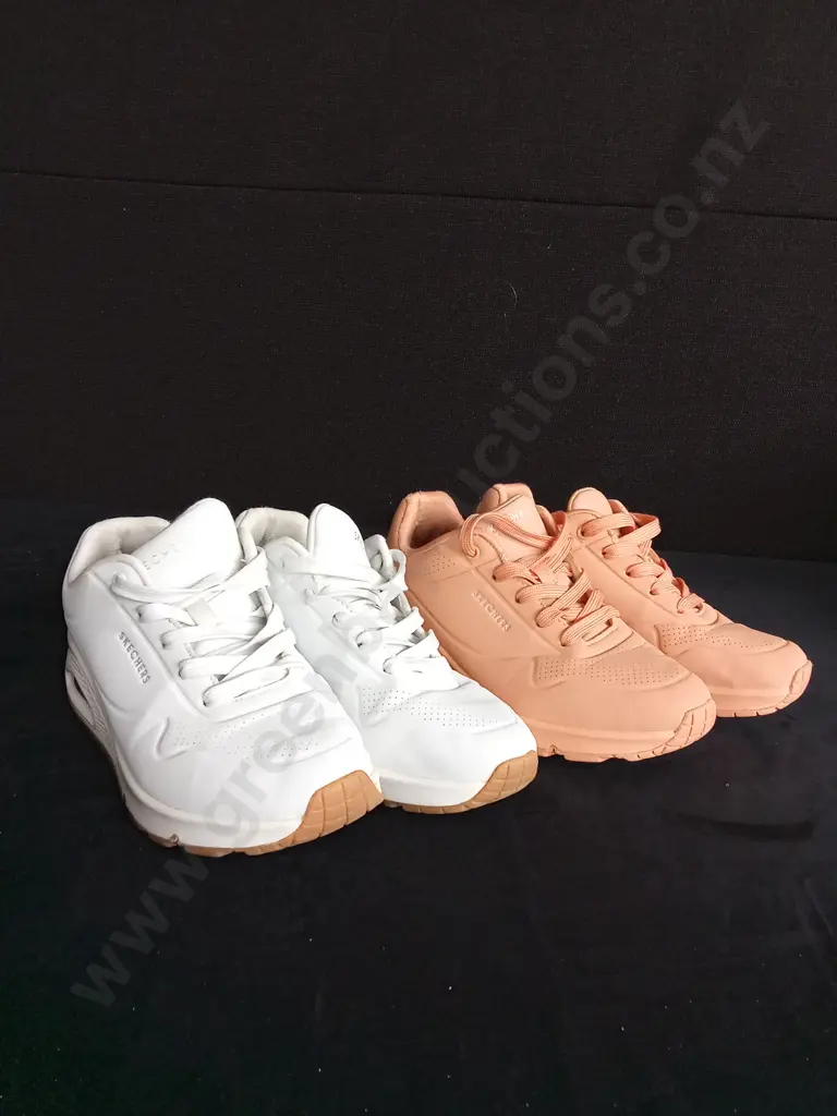 2 PAIRS OF SKETCHERS SIZE UK 3 Image 1++