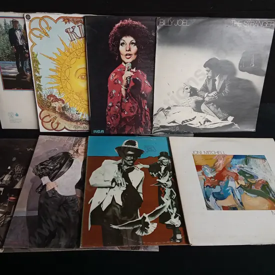 8 VINTAGE VINYL RECORDS
