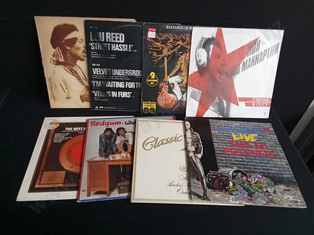 8 VINTAGE VINYL RECORDS Image 1++