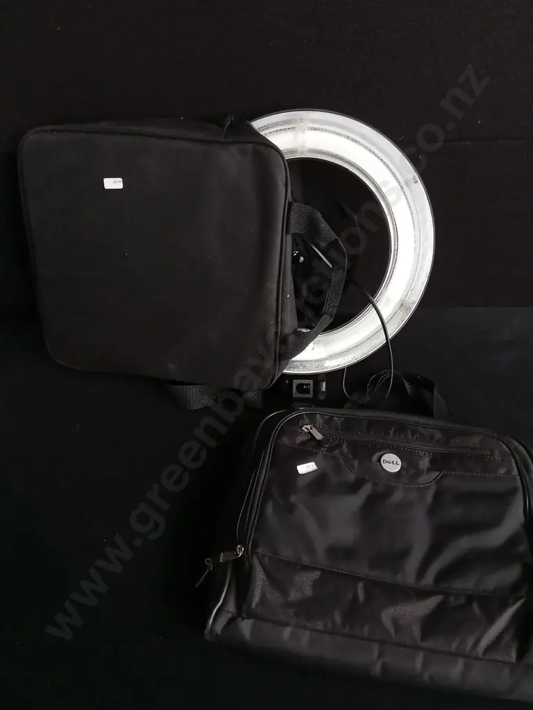 RING LIGHT IN CASE AND DELL COMPUTER CASE Image 1++