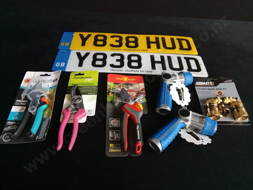BRAND NEW GARDENING PRODUCTS AND NUMBER PLATES Image 1++