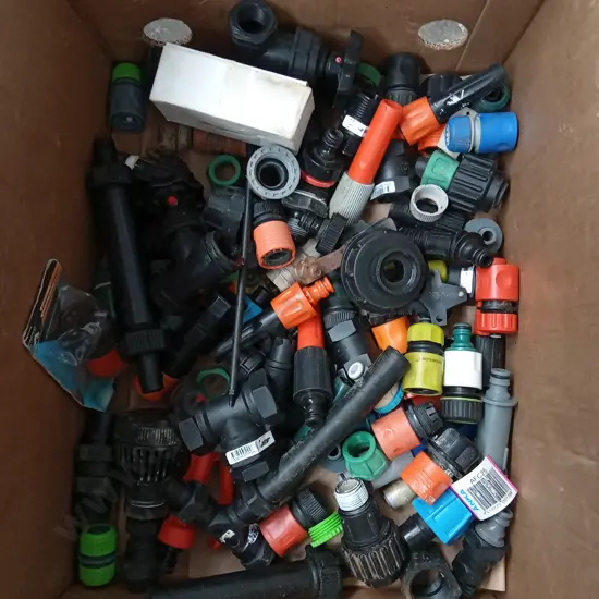 BOX OF HOSE CONNECTORS