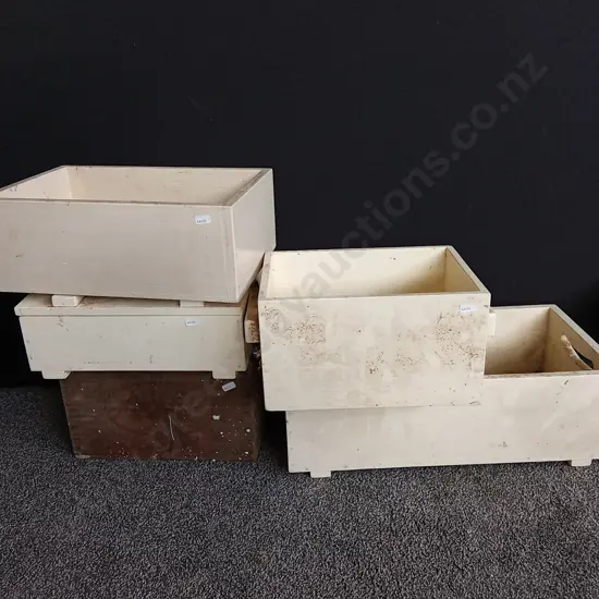5 WOODEN BOXES