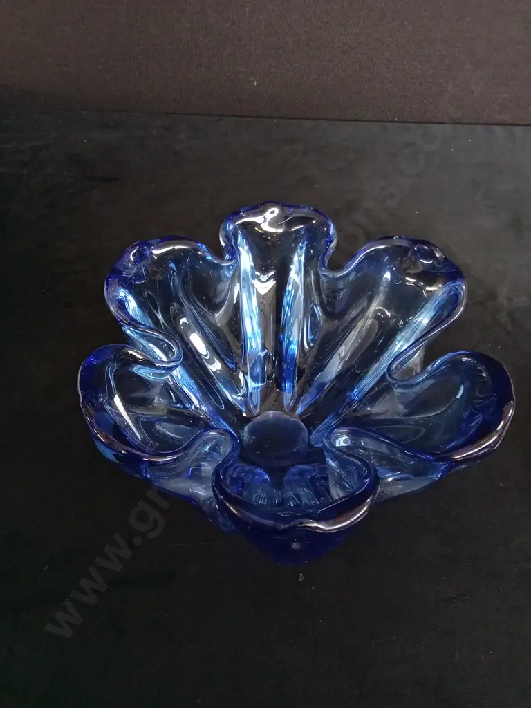 VINTAGE ART DECO GLASS BOWL Image 1++