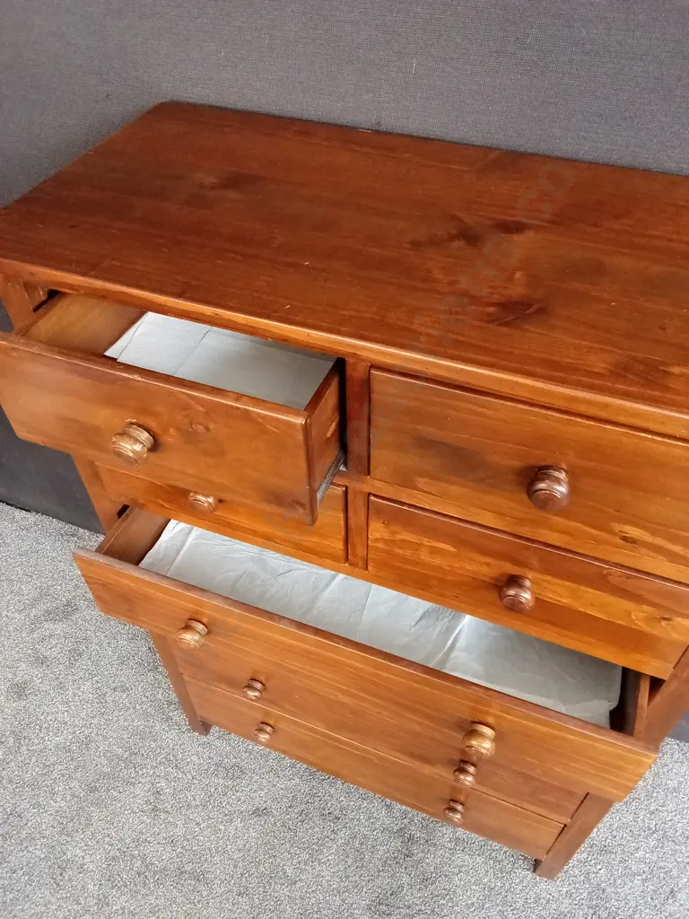 8 DRAWER CHEST L90CM D43CM H1.3M Image 1++