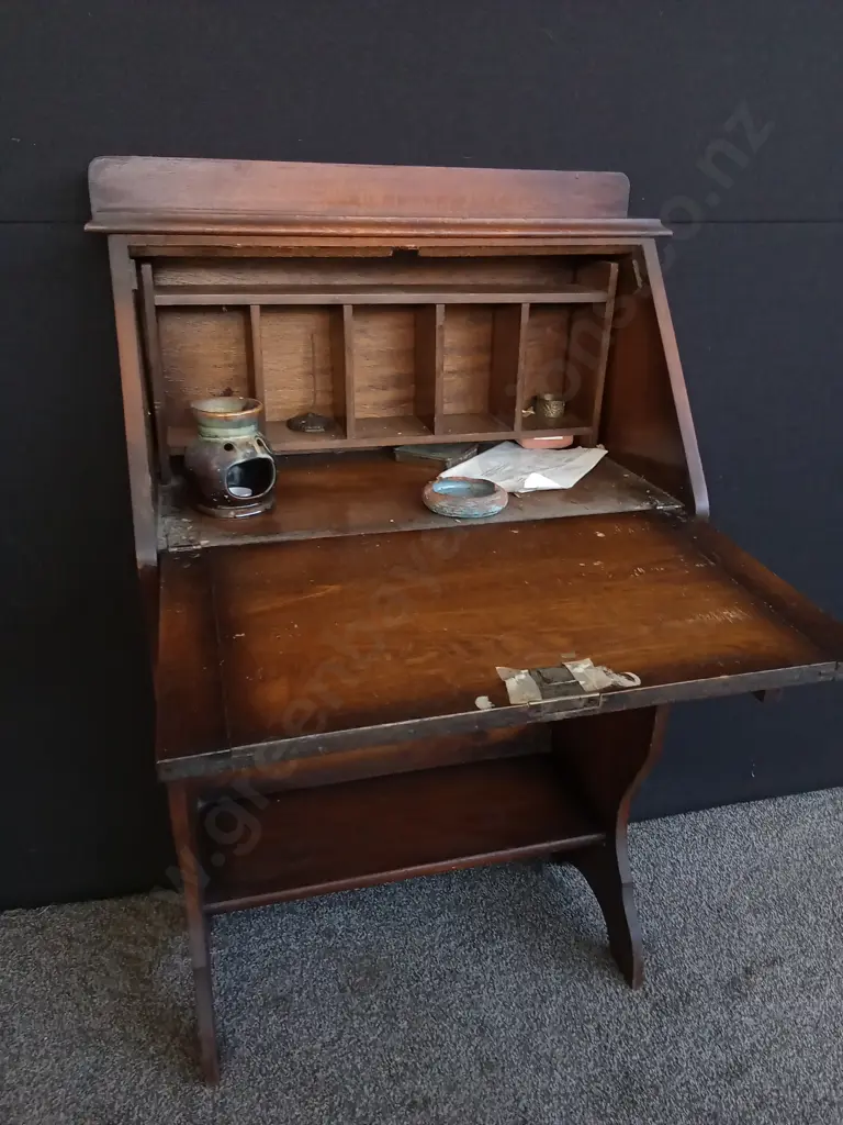 ANTIQUE DRAWING TABLE H113CM L68CM D34CM Image 1++