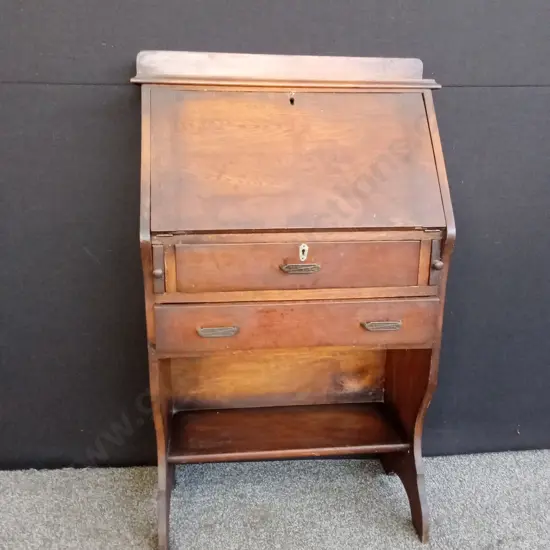 ANTIQUE DRAWING TABLE H113CM L68CM D34CM