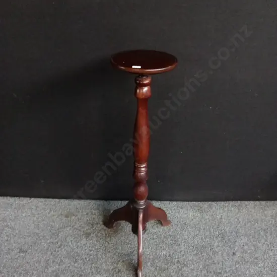ANTIQUE VICTORIAN STYLE WOODEN PLANT STAND H90CM